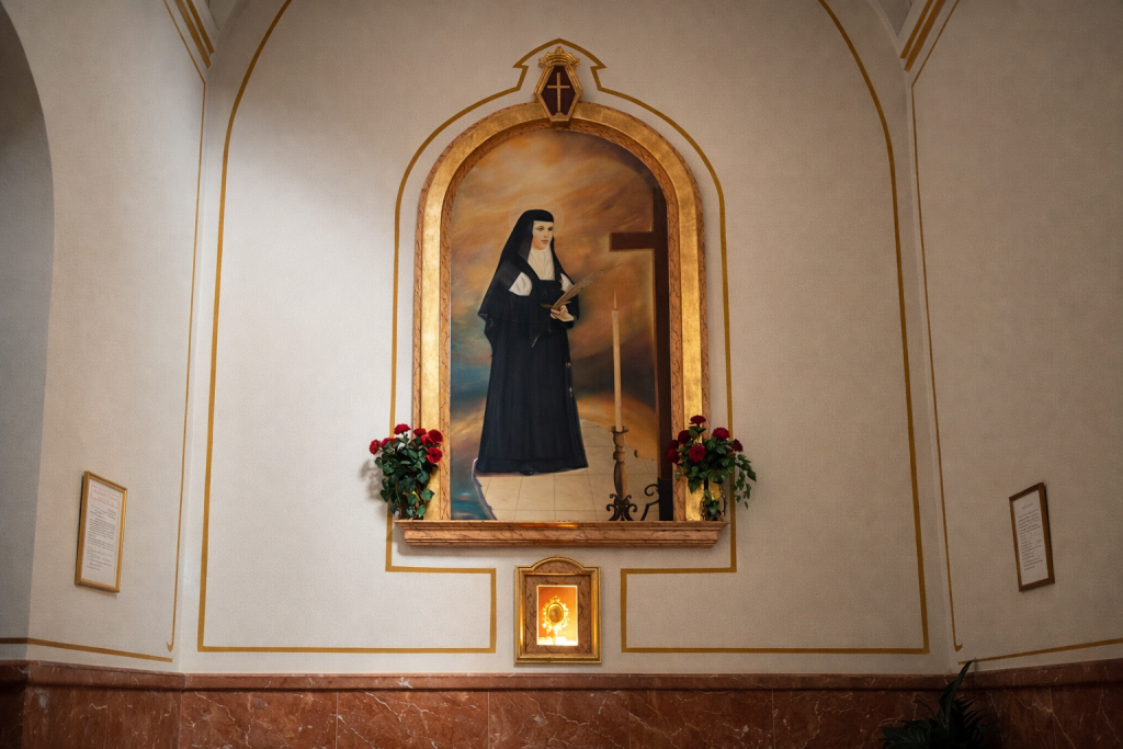 Altar con las reliquias de la Beata, Benigánim