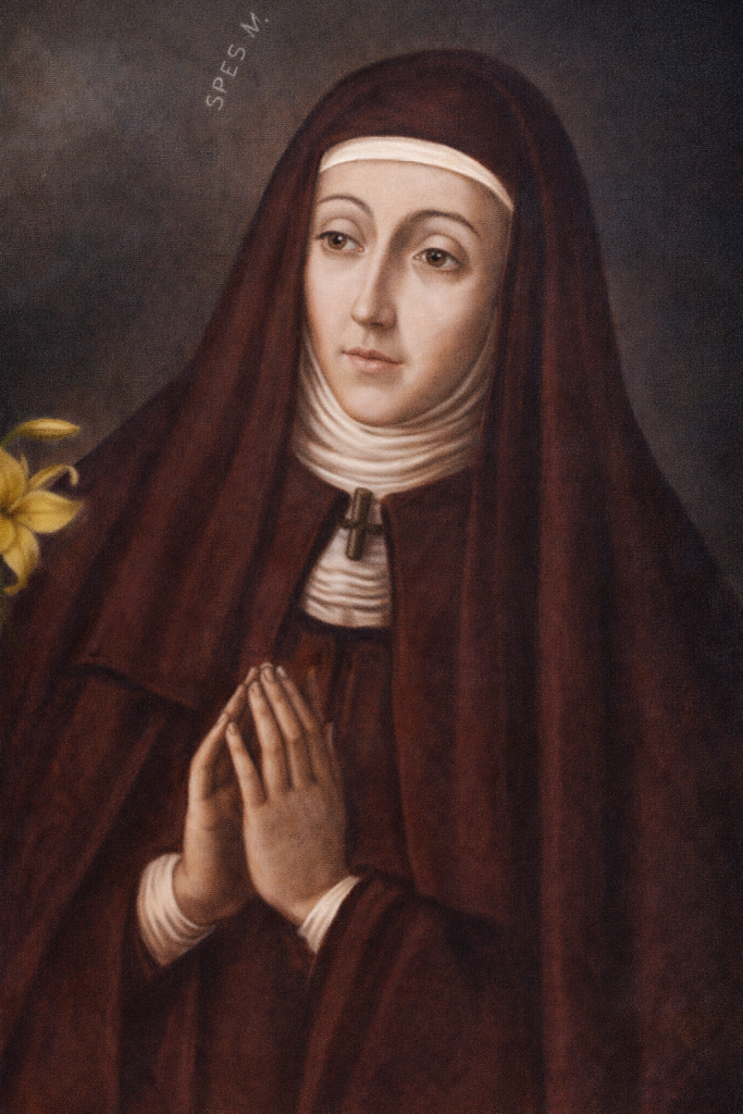 Madre Mariana, óleo