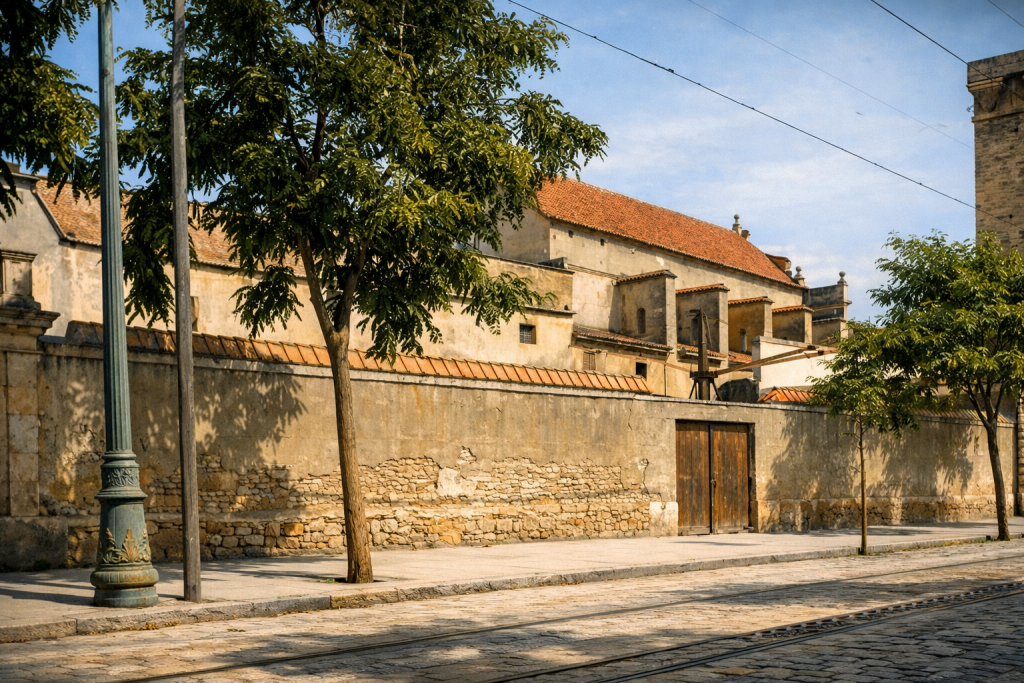 Convento visto desde un lateral
